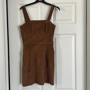 Abercrombie & Fitch suede dress XS